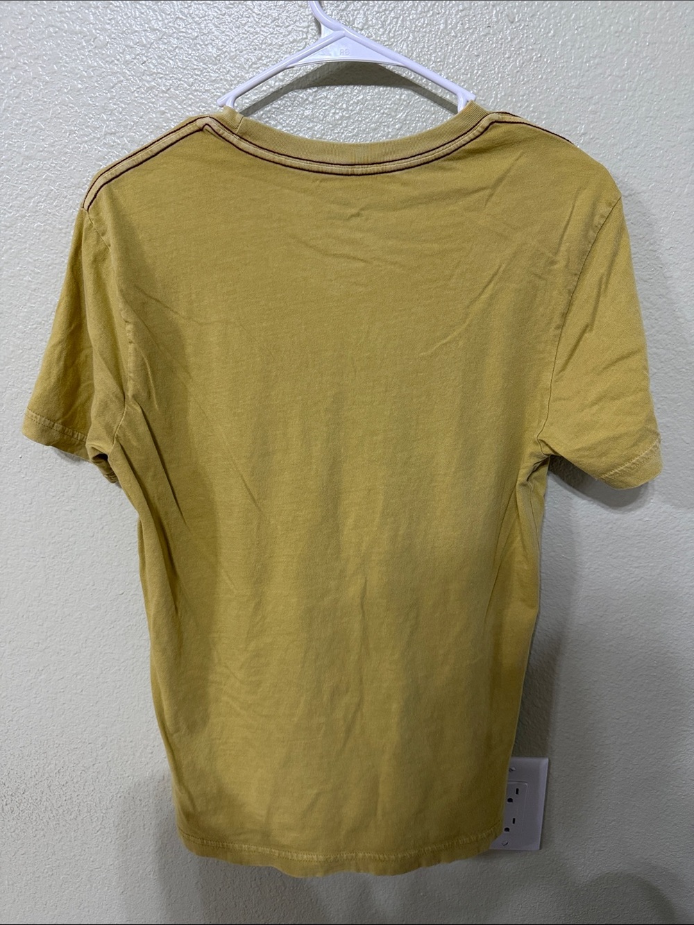 RVCA Mustard Yellow Hawaii Skyline Graphic Tee - Picture 2 of 5